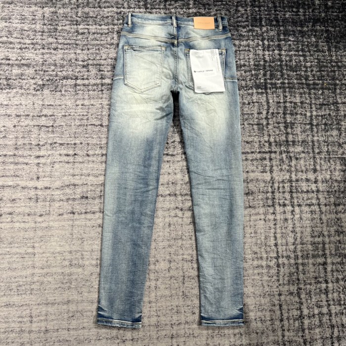1:1 quality version Scratch Hole Personalized Slim Fit Jeans