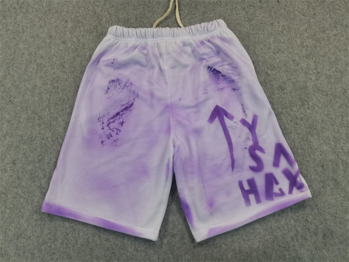 [Buy More Save More]Splash Ink Alphabet Print Drawstring Shorts