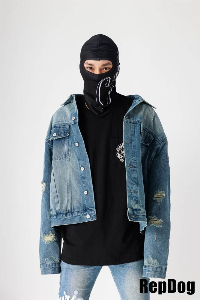 [50% Off]Armour style making old cat whiskers torn denim Jacket Kanye West YZY 23947316