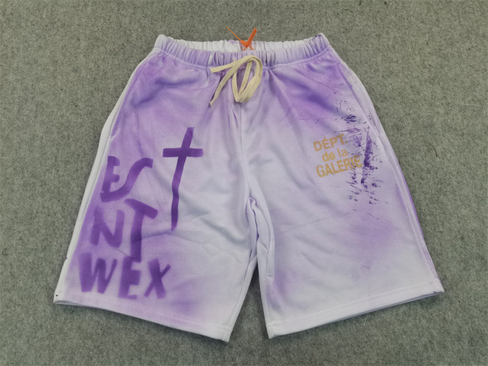[Buy More Save More]Splash Ink Alphabet Print Drawstring Shorts