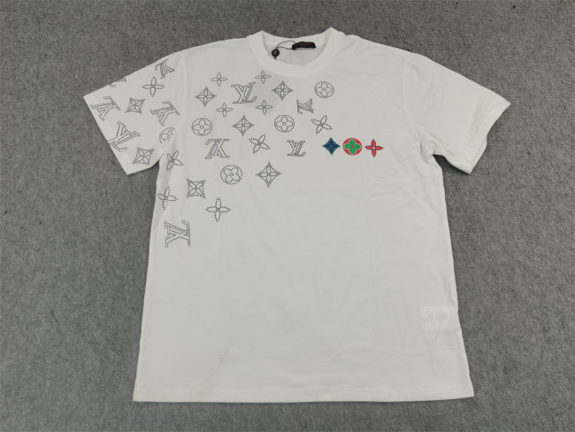 [Buy More Save More]Localized Old Flower Print Short Sleeve Tee