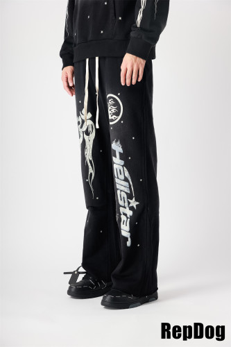 [Including comparative images of RepDog and other seller] 1:1 quality version Meteor Colorful Cloud Washed Old Sweatpants