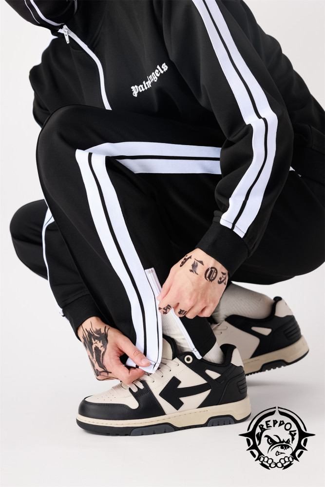 Classic Monochrome Trim School Pants 9 colors