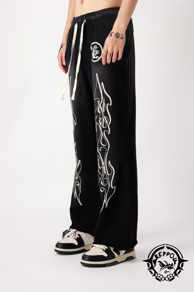 [Including comparative images of RepDog and other seller] 1:1 quality version Double side corrugated old sweatpants 2 colors