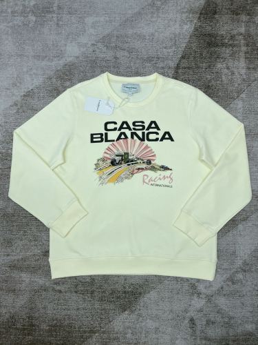 1:1 quality version Terry Train Beam Letter Print Crew Neck Sweatshirt