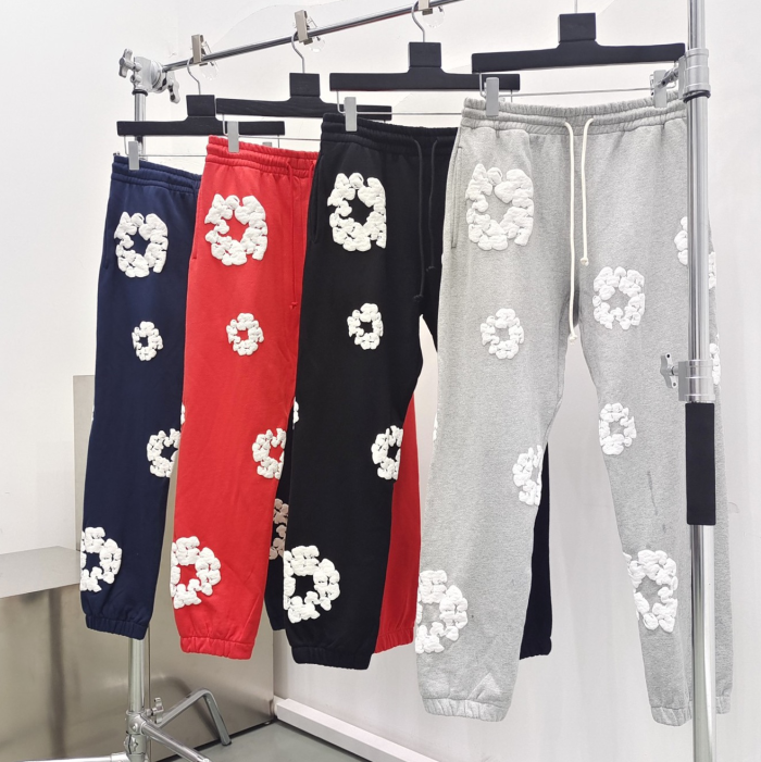 [Including comparative images of RepDog and other seller] 1:1 quality version Irregular-Logo Long Sweatshirt Pants 12 colors