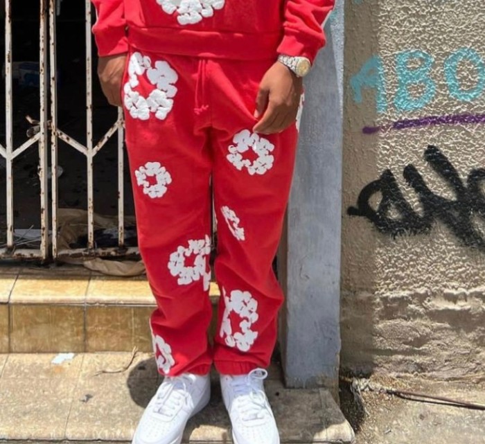 [Including comparative images of RepDog and other seller] 1:1 quality version Irregular-Logo Long Sweatshirt Pants 12 colors