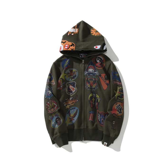 [buy more save more] Multi Cartoon Print Hooded Sweatshirt