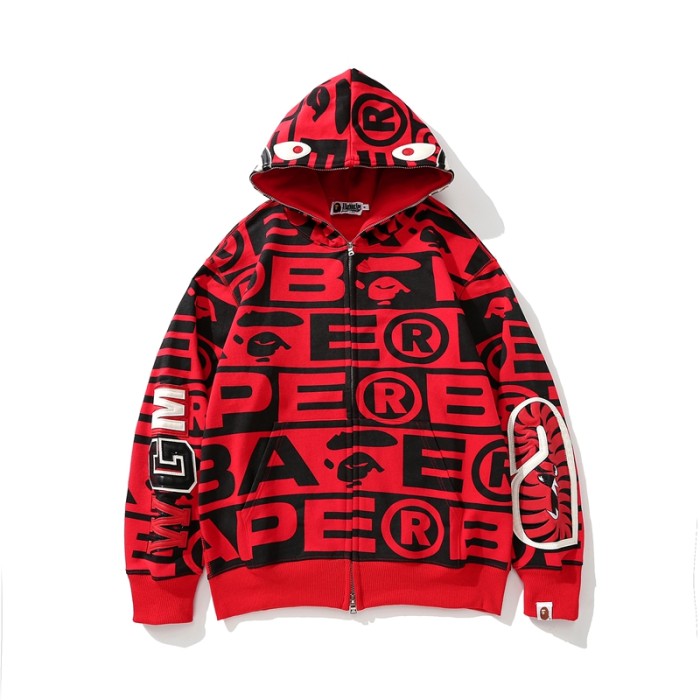 All-over lettering hooded sweatshirt 3 colors