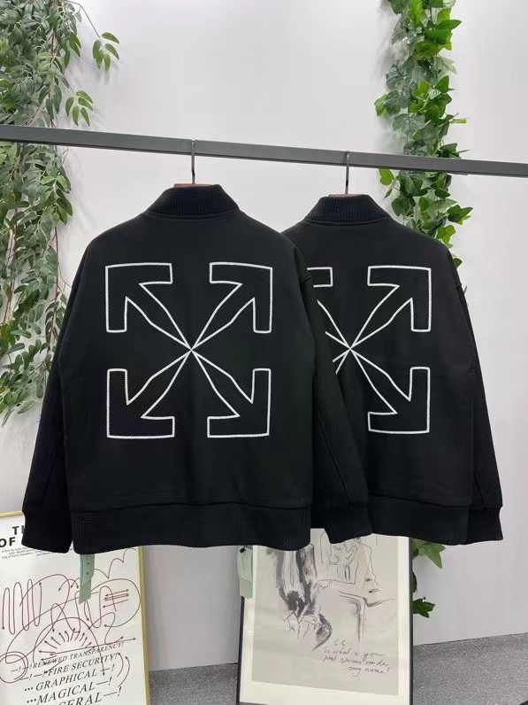 1:1 Quality Version Back Emptystomach Arrow wool down Jacket Black