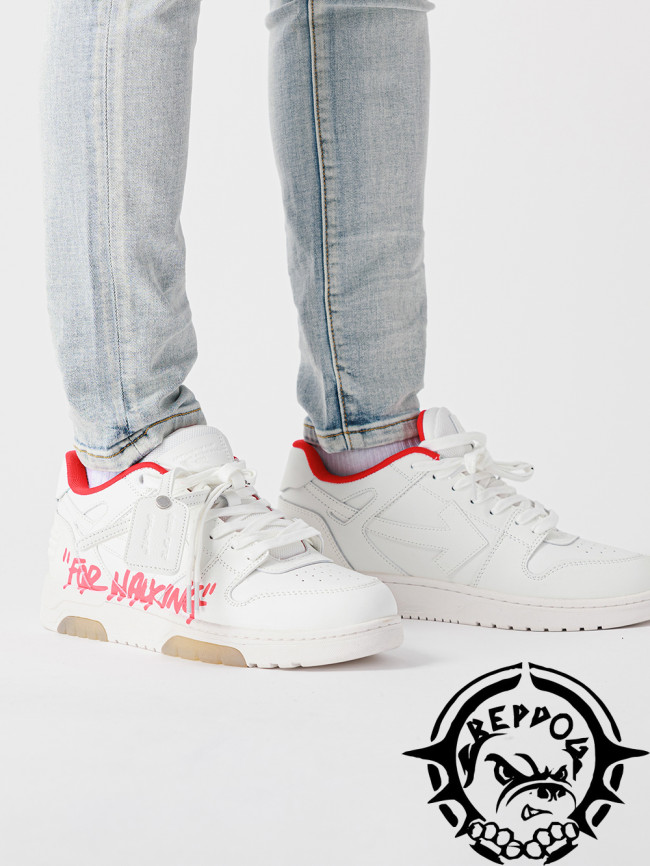 1:1 quality version Pink Letters Pure White boardshoes