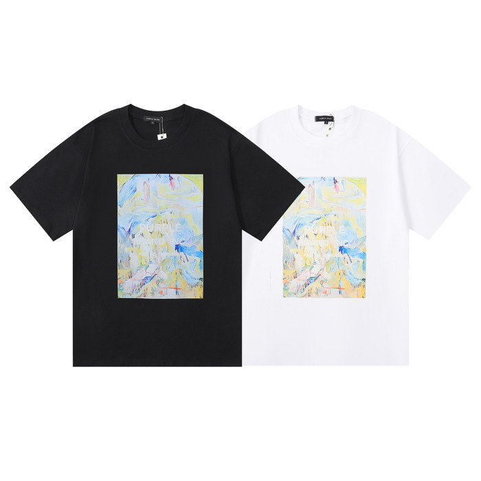 Landscape Cotton Printed Short Sleeve T-Shirt 2 colors