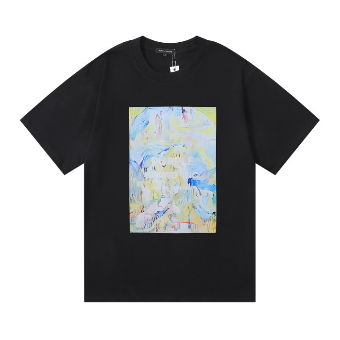 Landscape Cotton Printed Short Sleeve T-Shirt 2 colors