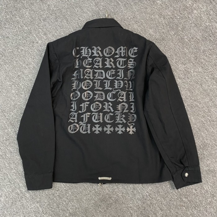 1:1 quality version Canvas Antique Silver Zipper Jacket