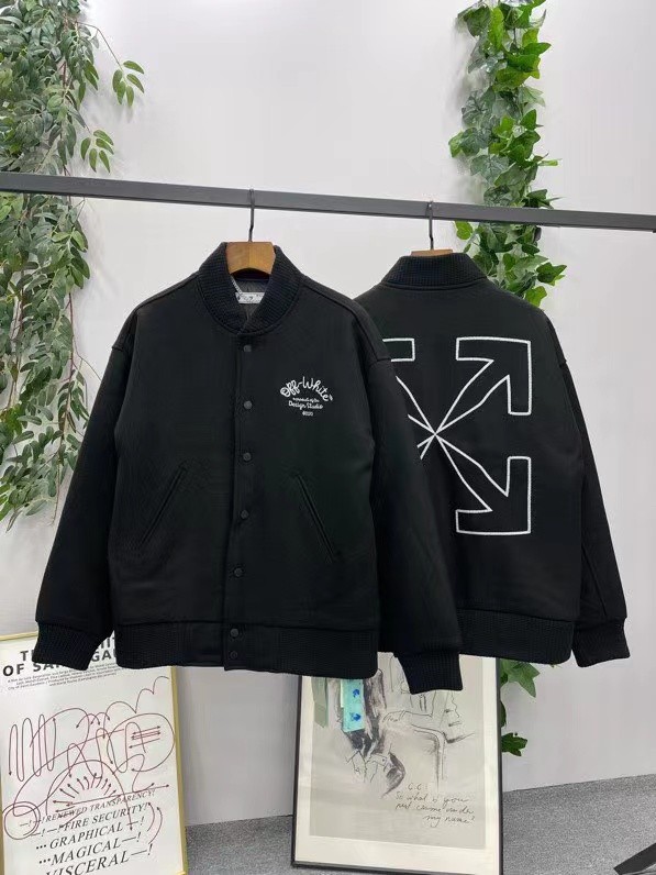 1:1 Quality Version Back Emptystomach Arrow wool down Jacket Black