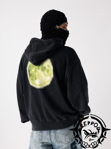 [buy more save more] 1:1 quality version Moon Arrow Print Pullover Hoodie