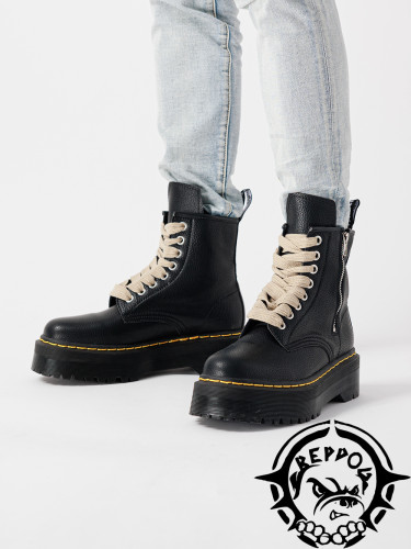[Buy More Save More] Rick 0wens Dr M@rtens thick bottom leather boots