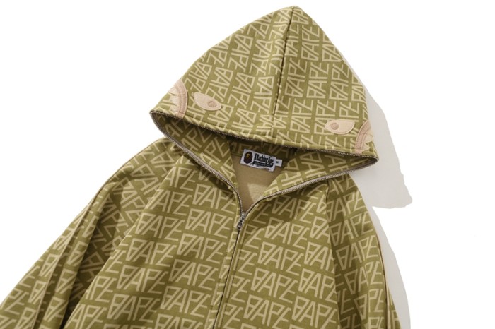 Classic Logo Jacquard Hooded Sweatshirt