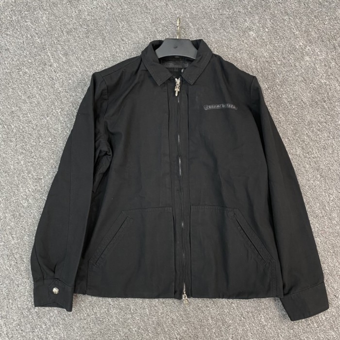 1:1 quality version Canvas Antique Silver Zipper Jacket