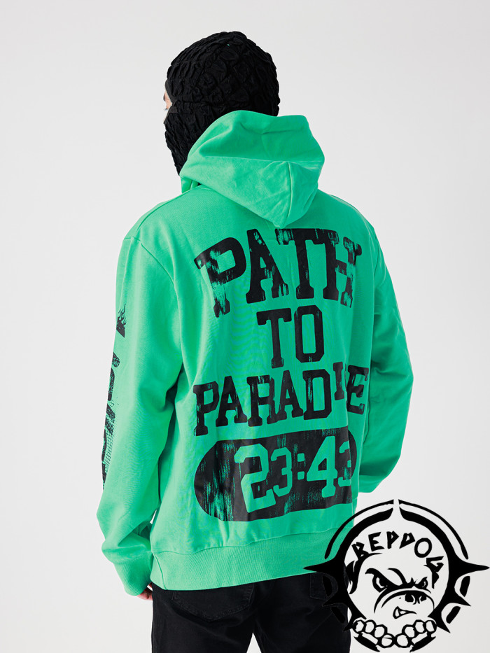 [buy more save more] 1:1 quality version Fallen Angel Green Print Hoodie
