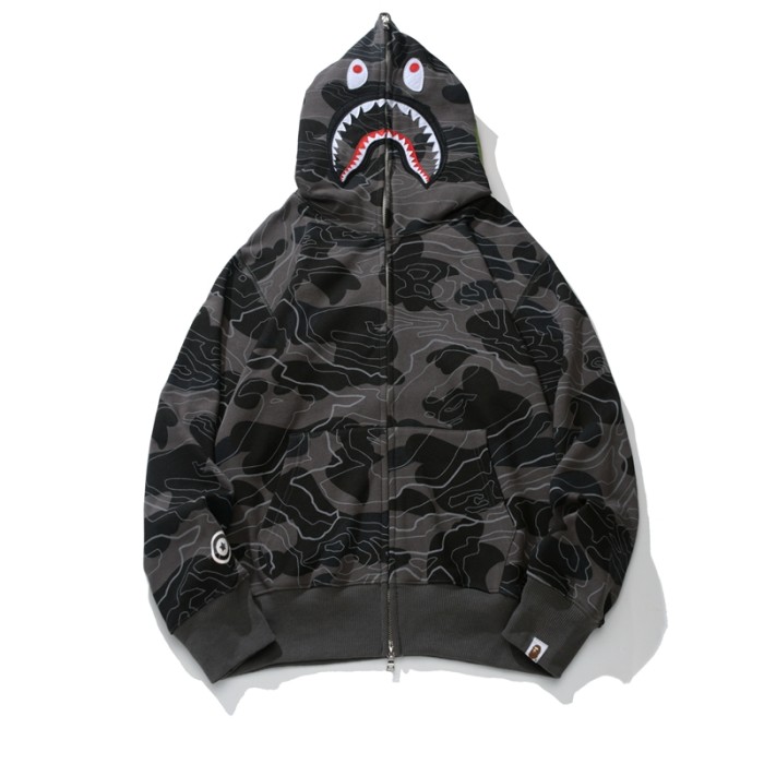Hooded Cartoon Print Letter Hooded Sweatshirt 2 colors