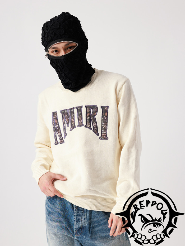 [Buy More Save More] Simple Applique Embroidery Pullover Knit Sweater 2 colors