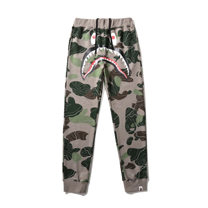 Layered Camouflage Shark Pants 2 colors