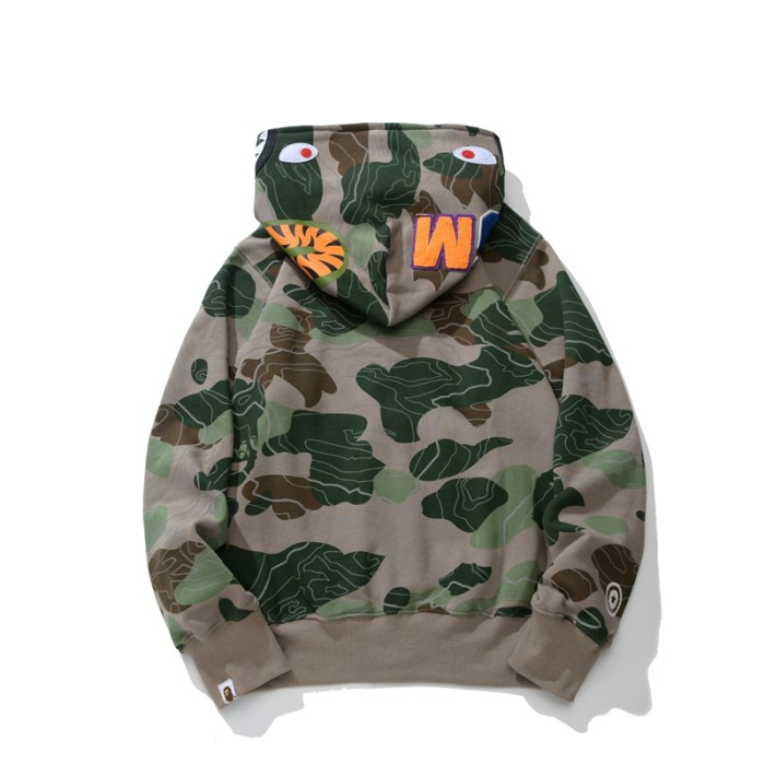 Hooded Cartoon Print Letter Hooded Sweatshirt 2 colors
