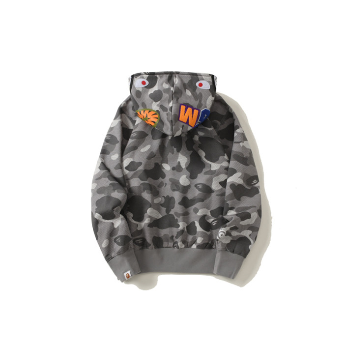Camouflage Shark Print Hooded Sweatshirt 2 colors
