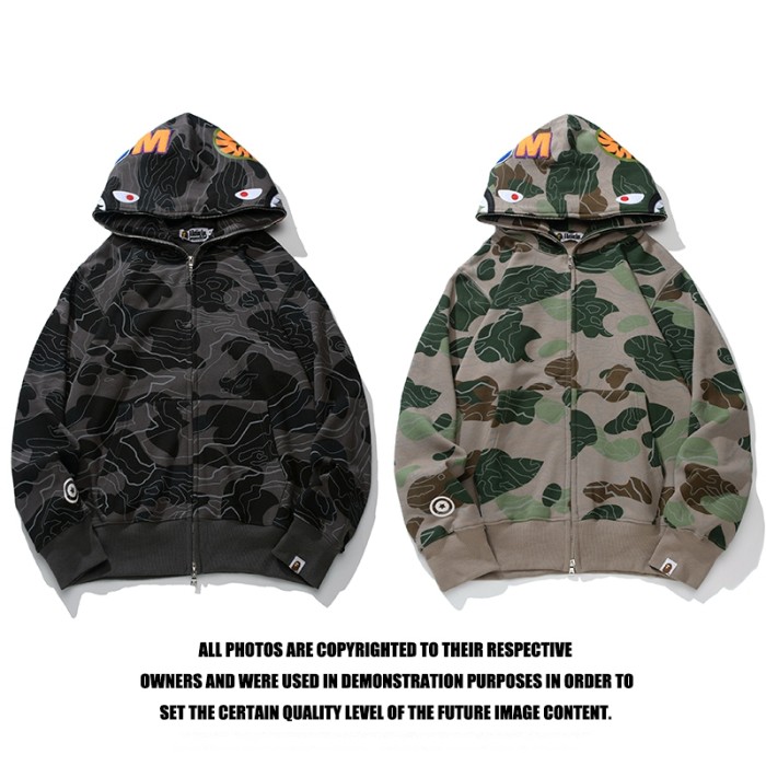 Hooded Cartoon Print Letter Hooded Sweatshirt 2 colors