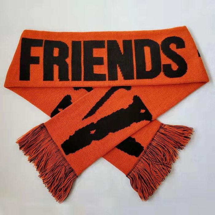 Faux Cashmere Flame Letter Scarf 5 colors