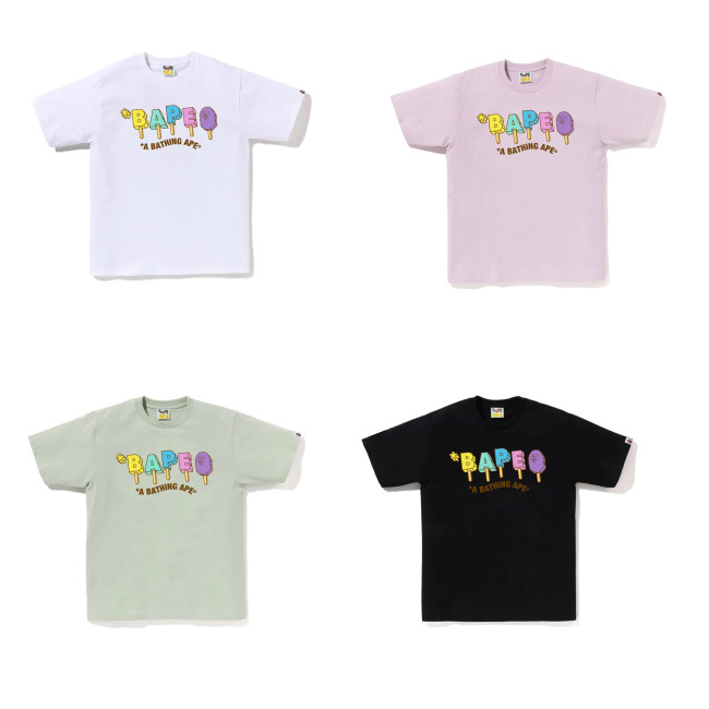 Colorful Letter Print tee 4 Colors