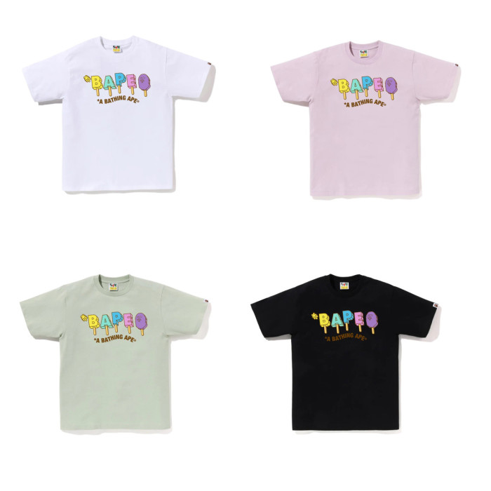 Colorful Letter Print tee 4 Colors