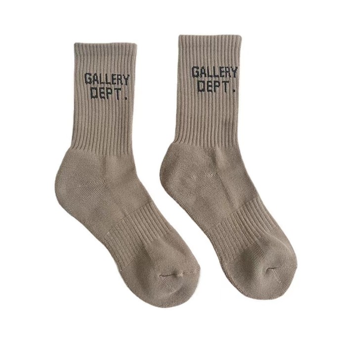 Vintage monogrammed embroidered cotton athletic socks 15 colors