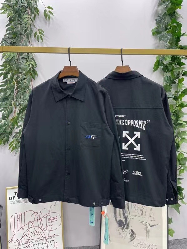 1:1 Quality Version Earth Arrow Letter Print Jacket