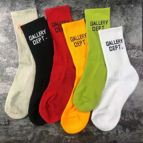 Vintage monogrammed embroidered cotton athletic socks 15 colors