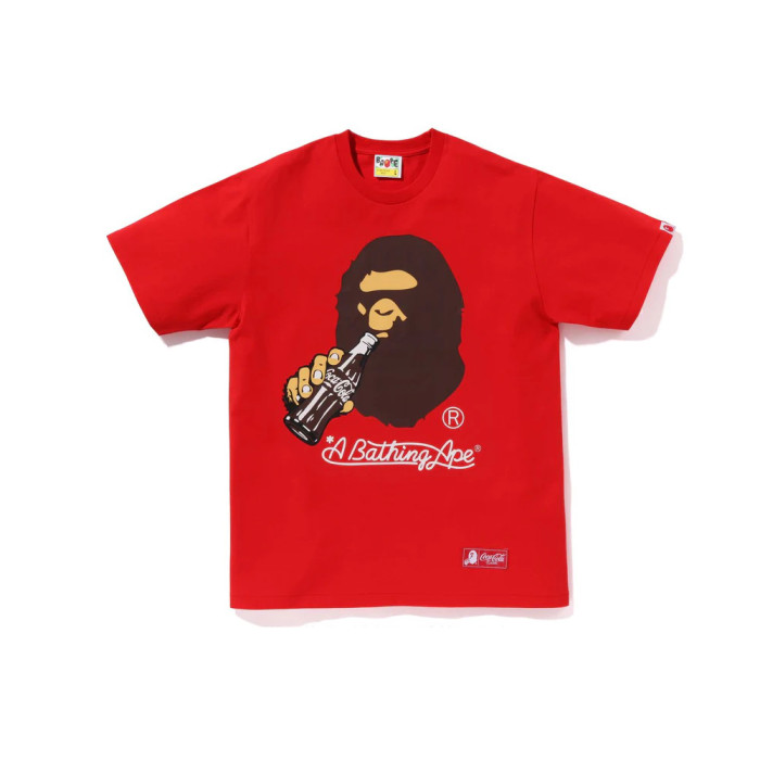 Ape Man Drinking Coke Print tee 3 Colors