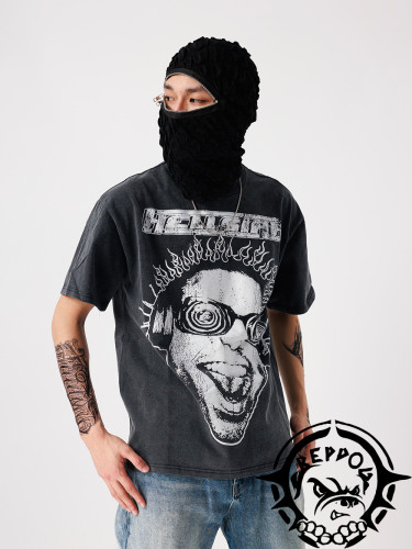 Laughing Genius Printed Cotton Tee