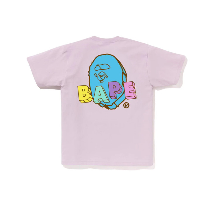 Colorful Letter Print tee 4 Colors