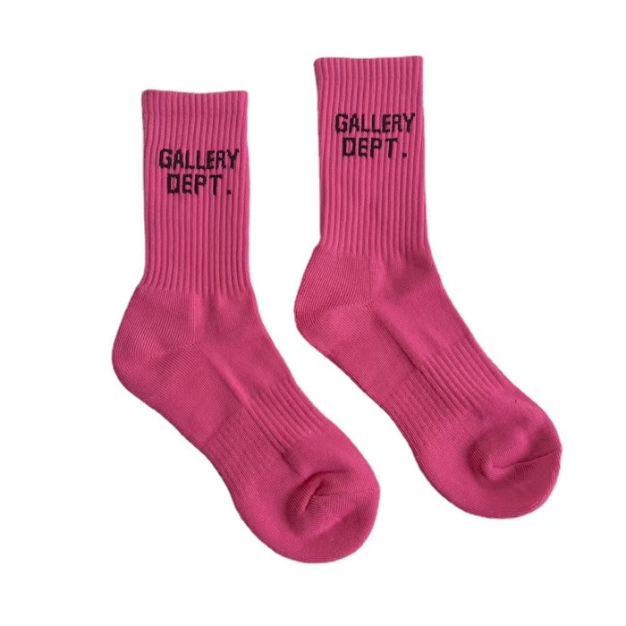 Vintage monogrammed embroidered cotton athletic socks 15 colors