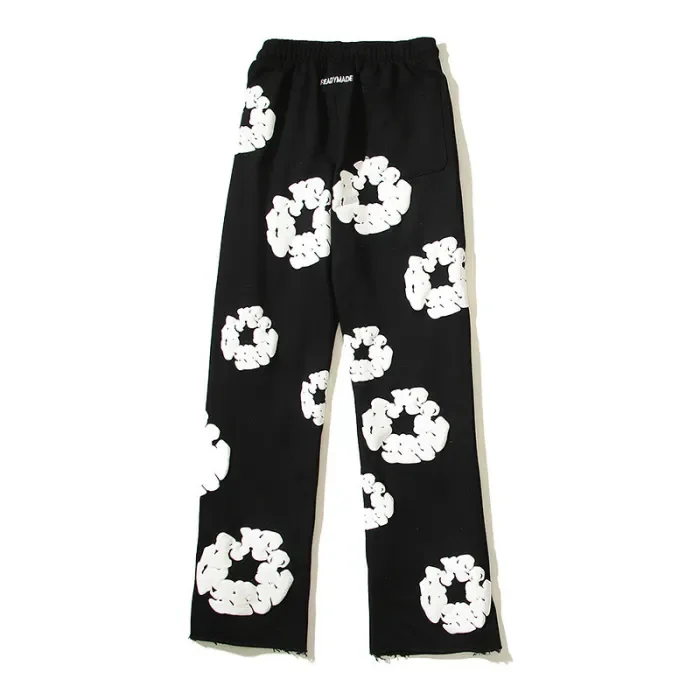High Street Foam Kapok Print Hoodie& Sweatpants Set 2 colors