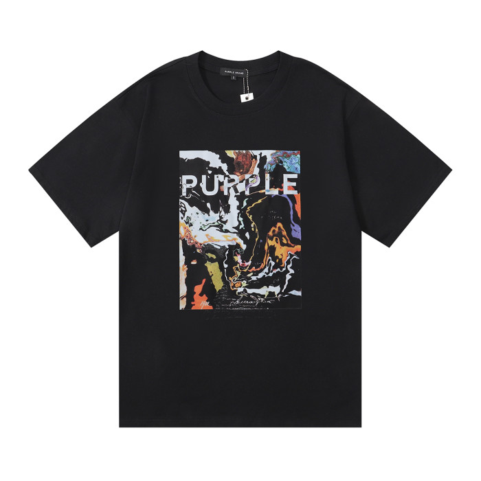 [buy more save more] Cotton Abstract Print Short Sleeve T-Shirt 2 colors