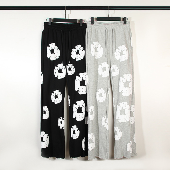 High Street Foam Kapok Print Hoodie& Sweatpants Set 2 colors