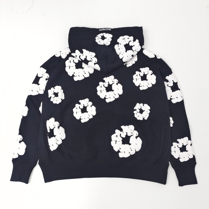 1:1 quality version Trendy full-printed kapok hoodie 2 colors