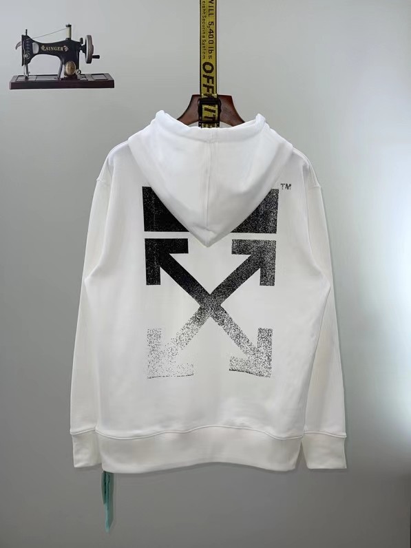 1:1 quality version Gradient Arrow Print Hooded Sweatshirt