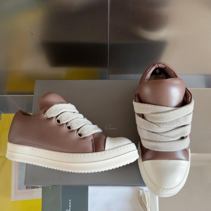 Trendy Soft Cowhide High Top Bread Sneakers 3 colors
