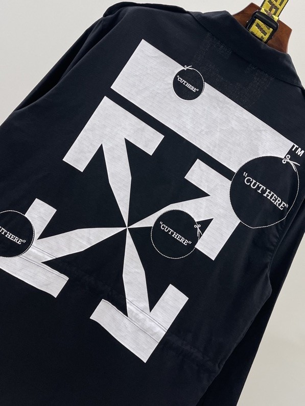 1:1 quality version Slogan Scissor Arrow Workwear Windbreaker Jacket
