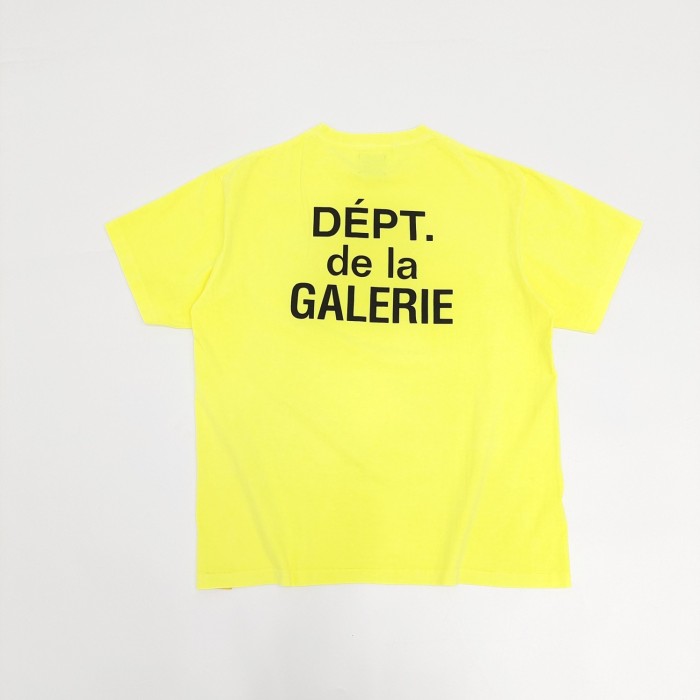 1:1 quality version Fluorescent Letter Print tee 3 colors