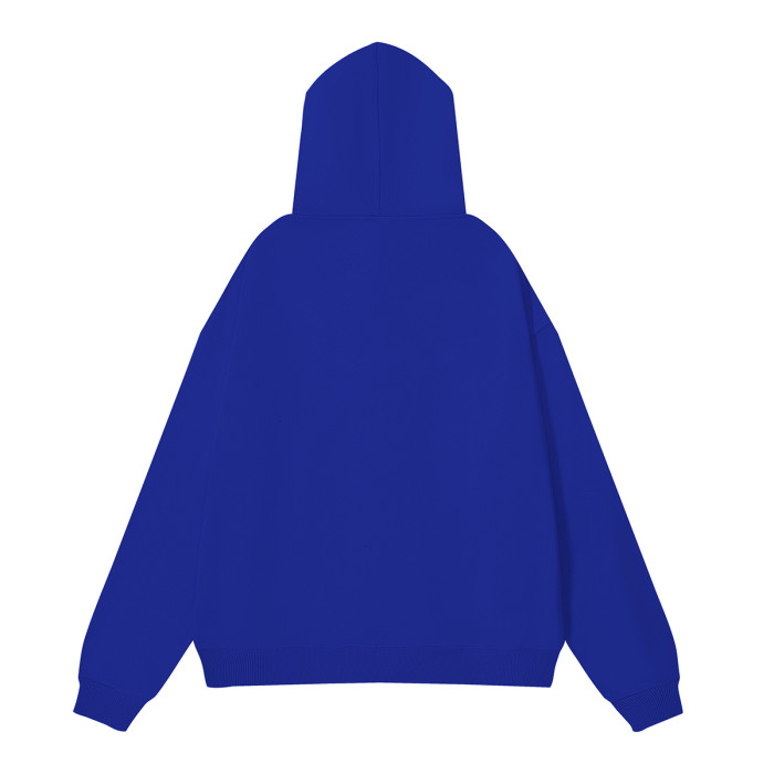 Monogrammed Same Color Embroidered Sweatshirt Hoodie 4 colors