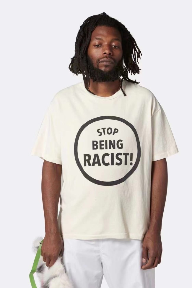 1:1 quality version Circle Letter Print tee
